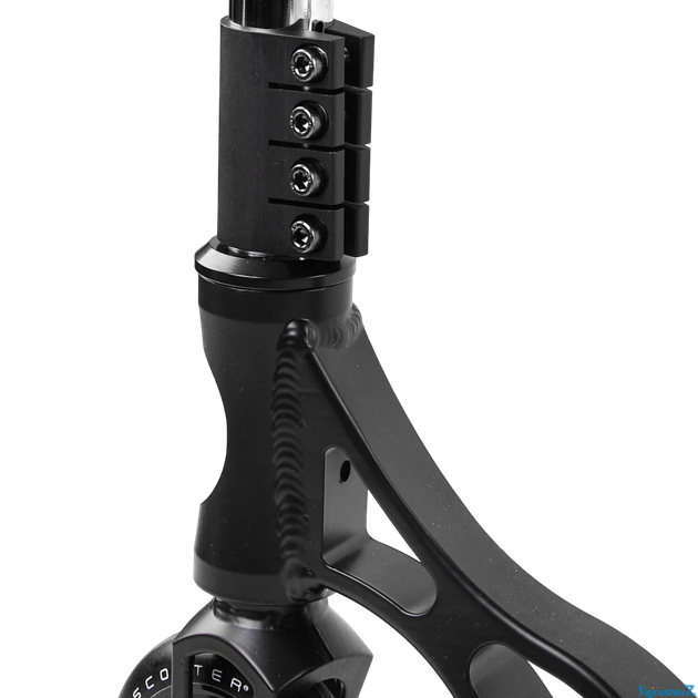 Самокат трюковый двухколесный с алюминиевыми пегами Best Scooter Portal Черный вид 1 - изображение 5