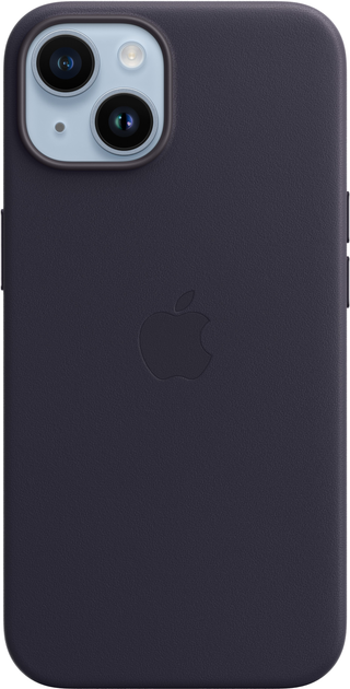 Etui Apple MagSafe Leather Case do Apple iPhone 14 Ink (MPP63) - obraz 1