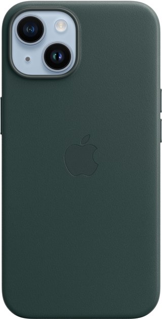 Etui Apple MagSafe Leather Case do Apple iPhone 14 Forest Green (MPP53) - obraz 1