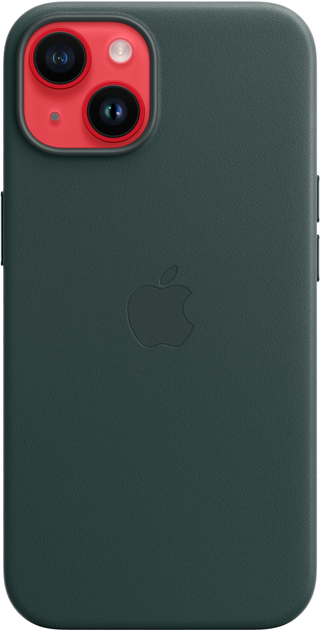 Etui Apple MagSafe Leather Case do Apple iPhone 14 Forest Green (MPP53) - obraz 7