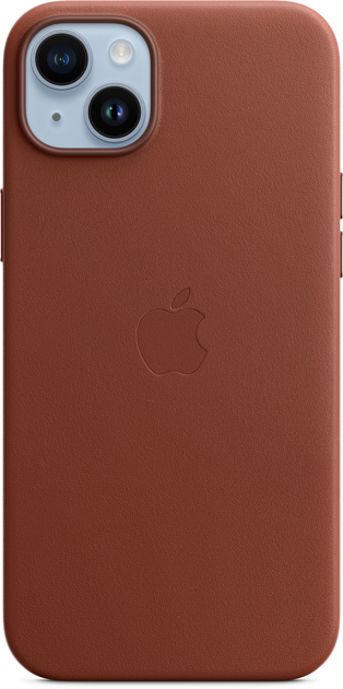 Etui Apple MagSafe Leather Case do Apple iPhone 14 Plus Umber (MPPD3) - obraz 1