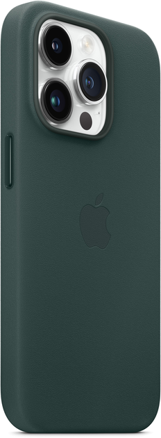 Etui Apple MagSafe Leather Case do Apple iPhone 14 Pro Forest Green (MPPH3) - obraz 3