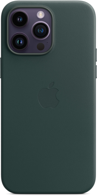 Etui Apple MagSafe Leather Case do Apple iPhone 14 Pro Max Forest Green (MPPN3) - obraz 1