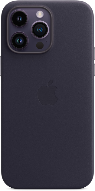 Etui Apple MagSafe Leather Case do Apple iPhone 14 Pro Max Ink (MPPP3) - obraz 1