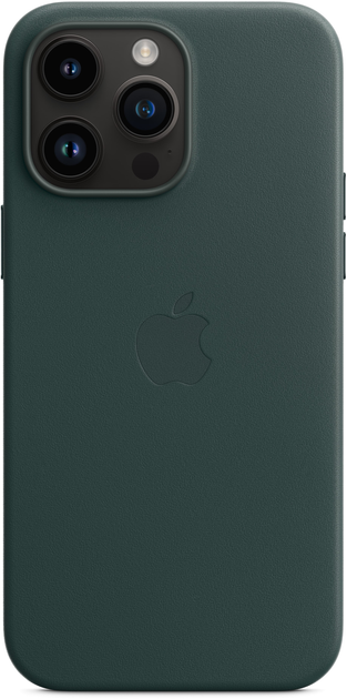 Etui Apple MagSafe Leather Case do Apple iPhone 14 Pro Max Forest Green (MPPN3) - obraz 4