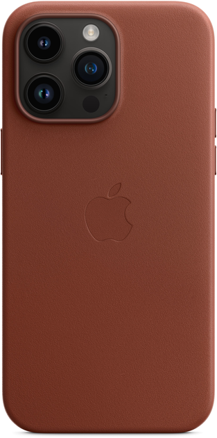 Etui Apple MagSafe Leather Case do Apple iPhone 14 Pro Max Umber (MPPQ3) - obraz 4