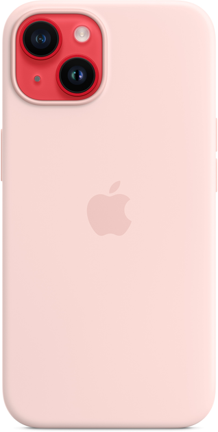 Etui Apple MagSafe Silicone Case do Apple iPhone 14 Chalk Pink (MPRX3) - obraz 7
