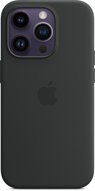 Etui Apple MagSafe Silicone Case do Apple iPhone 14 Pro Midnight (MPTE3) - obraz 1