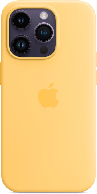 Etui Apple MagSafe Silicone Case do Apple iPhone 14 Pro Sunglow (MPTM3) - obraz 1