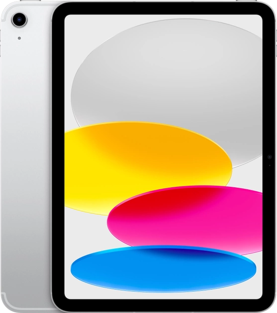 Tablet Apple iPad 10.9" 2022 Wi-Fi + Cellular 64GB Silver (MQ6J3) - obraz 1