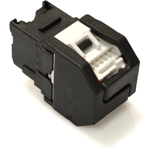 Модуль Corning RJ45 UTP кат. 6 самозажимной KeyStone Черный (FQ100031266) - изображение 4