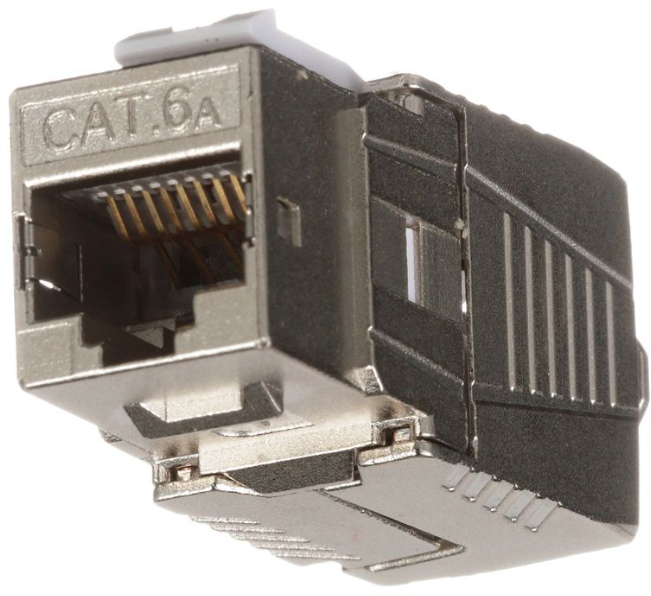 Модуль Panduit RJ45 FTP кат. 6А KeyStone (KJS6X88TC) - Фото 2 Модуль Panduit RJ45 FTP кат. 6А KeyStone (KJS6X88TC) - изображение 2