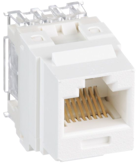 Модуль Panduit RJ45 UTP кат. 6 KeyStone Белый (NK688MAW) - Фото 3 Модуль Panduit RJ45 UTP кат. 6 KeyStone Белый (NK688MAW) - изображение 3