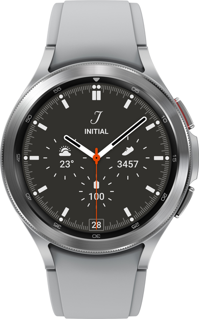 Смарт-годинник Samsung Galaxy Watch 4 Classic 46mm eSIM Silver (SM-R895FZSAEUE) - зображення 1