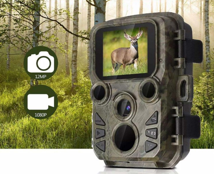 Фотопастка Suntek mini301 камера спостереження мисливська з екраном - зображення 1