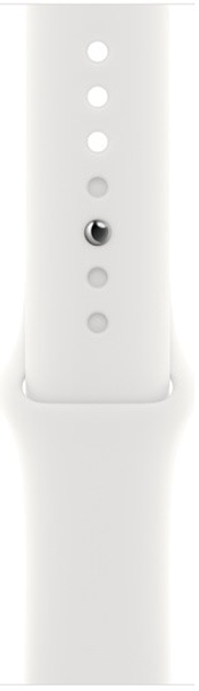 Smartwatch Apple Watch SE (2022) GPS 44mm Silver Aluminium Case with White Sport Band (MNK23) - obraz 5
