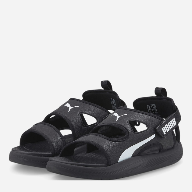 Puma black 2025 floater sandals