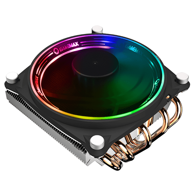 Кулер для процессора GameMax GAMMA300 Rainbow AMD Socket:FM2/FM1/AM3/AM2/AM4/940/939/754 - изображение 2