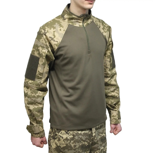 Рубашка тактическая военная ВСУ армейская Пиксель размер 48 - изображение 2