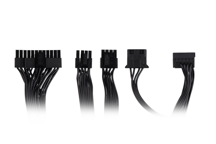 Блок живлення 2E GAMING SOLID POWER (600W), >85%, 80+ Bronze, 120mm, 1xMB 24pin(20+4), 1xCPU 8pin(4+4), 3xMolex, 6xSATA, 4xPCIe 8pin(6+2) - изображение 9