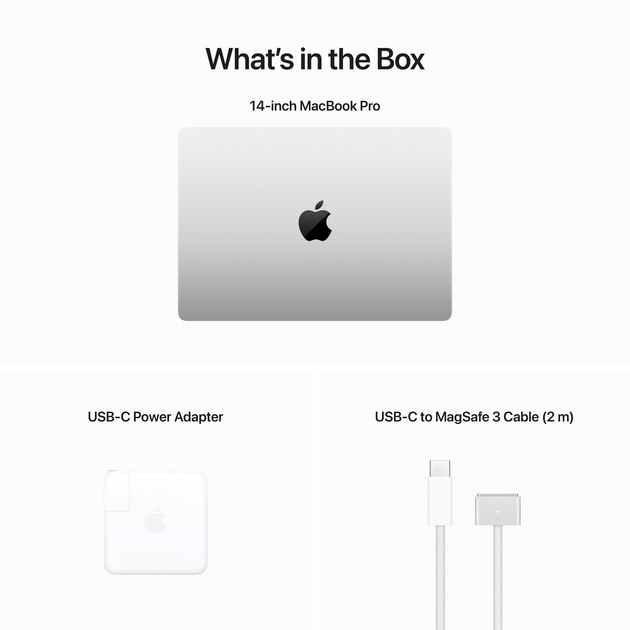 Ноутбук Apple MacBook Pro 14" M2 Pro 1TB 2023 (MPHJ3ZE/A) Silver - зображення 5