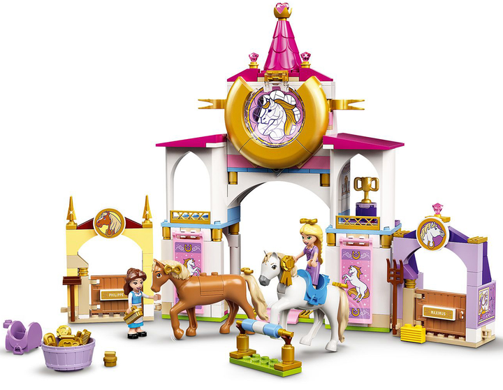 Zestaw klocków LEGO Disney Princess Królewskie stajnie Belli i Roszpunki 239 elementów (43195) - obraz 17