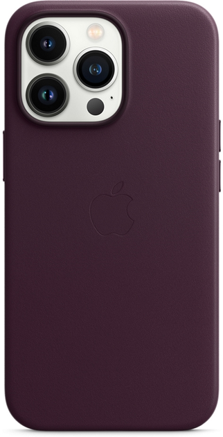Etui Apple MagSafe Leather Case do Apple iPhone 13 Pro Dark Cherry (MM1A3) - obraz 2