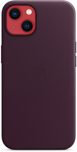Etui Apple MagSafe Leather Case do Apple iPhone 13 Dark Cherry (MM143) - obraz 5