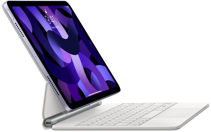 Apple Magic Keyboard Cover do iPada Pro 11 (3. generacji) i iPada Air (5. generacji) International English White (MJQJ3Z/A) - obraz 4