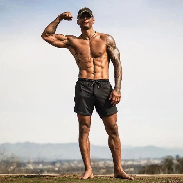 Шорты мужские спортивные MuscleMan черные L - изображение 5