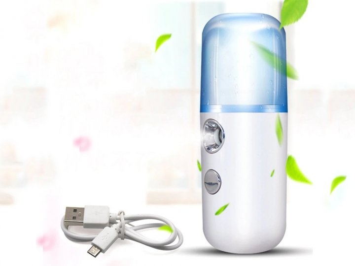 Увлажнитель лица Nano Mist Ультразвуковой USB 30 мл Белый (FD340057757 ...