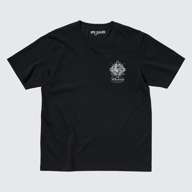 Футболка Uniqlo FINAL FANTASY ANNIVERSARY UT розмір М чорна (449081) - зображення 2