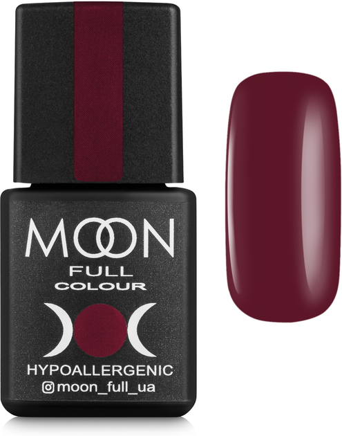 Гель-лак для ногтей Moon Full Color Gel Polish 144 - Карминный (8 мл ...