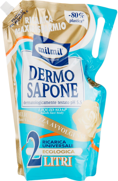 Мыло жидкое для лица, рук и тела защитное Mil Mil 2000ml (921521-850458 ...
