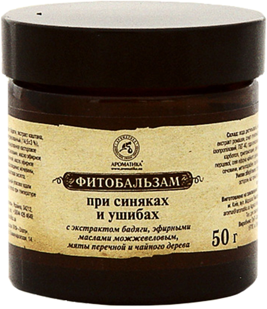 Фитобальзам косметический "При синяках и ушибах" Ароматика 50ml (677842-596944-2) - изображение 1