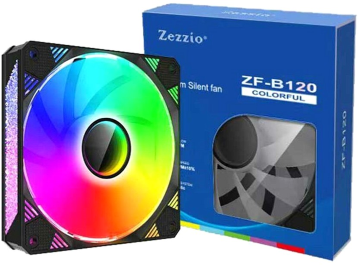 Вентилятор Zezzio ZF-B120 COLORFUL - зображення 9