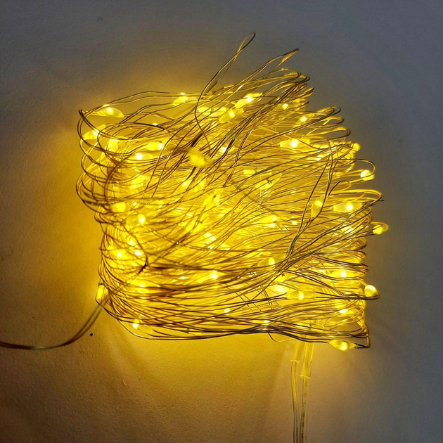 Гирлянда Роса 100 Led, цвет теплый белый, 10 метров – фото, отзывы ...