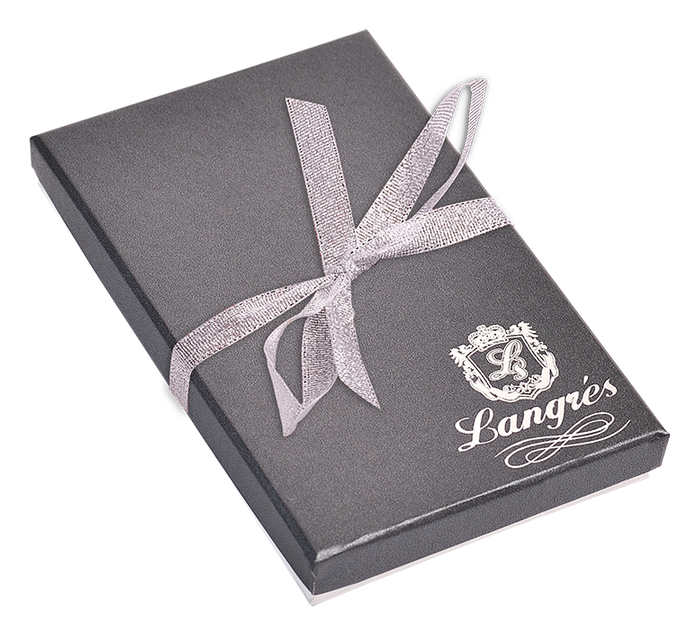 Набір подарунковий Langres Crystal: ручка кулькова + гачок для сумки чорний (LS.122028-01) - Фото 3 Набір подарунковий Langres Crystal: ручка кулькова + гачок для сумки чорний (LS.122028-01) - зображення 3
