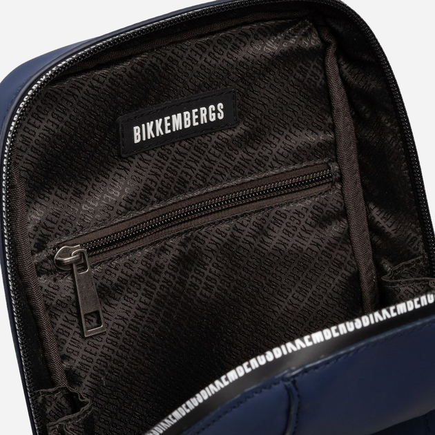 Сумка-слінг чоловіча Bikkembergs Carter BKBO00035P Blue (8052579029397) - зображення 3