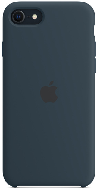 Etui Apple Silicone Case do Apple iPhone SE Abyss Blue (MN6F3) - obraz 2