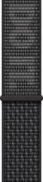 Pasek Apple Nike Sport Loop do Apple Watch 41mm One Size Black/Summit White (MPHW3) - obraz 1