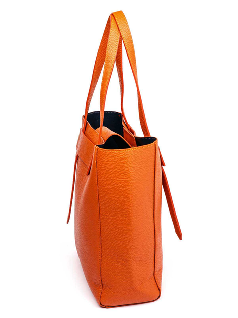 Кожаная сумка шоппер Сумка Italian Bags 1682 Оранжевый от продавца: es ...