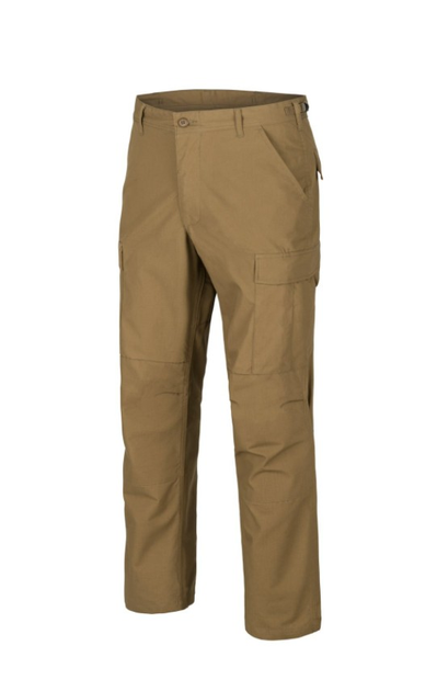 Брюки (Полікоттон Ріпстоп) BDU Pants - Polycotton Ripstop Helikon-Tex Coyote XXXL Тактичні чоловічі - зображення 1