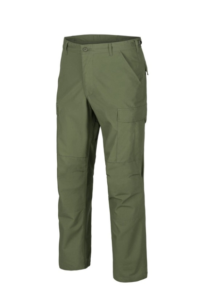 Брюки (Полікоттон Ріпстоп) BDU Pants - Polycotton Ripstop Helikon-Tex Olive Green XS Тактичні чоловічі - зображення 1