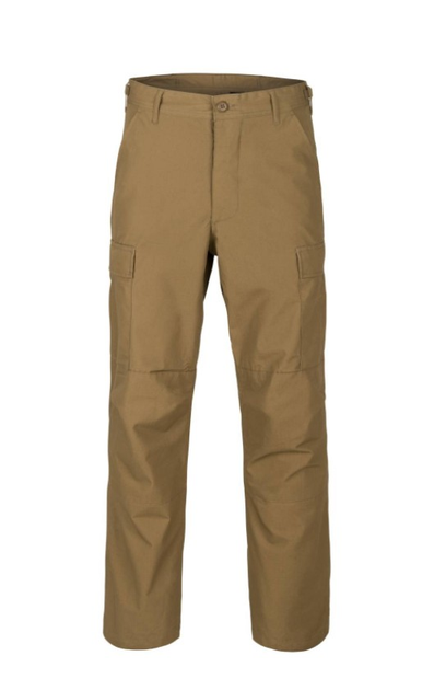 Брюки (Полікоттон Ріпстоп) BDU Pants - Polycotton Ripstop Helikon-Tex Coyote S Тактичні чоловічі - зображення 2