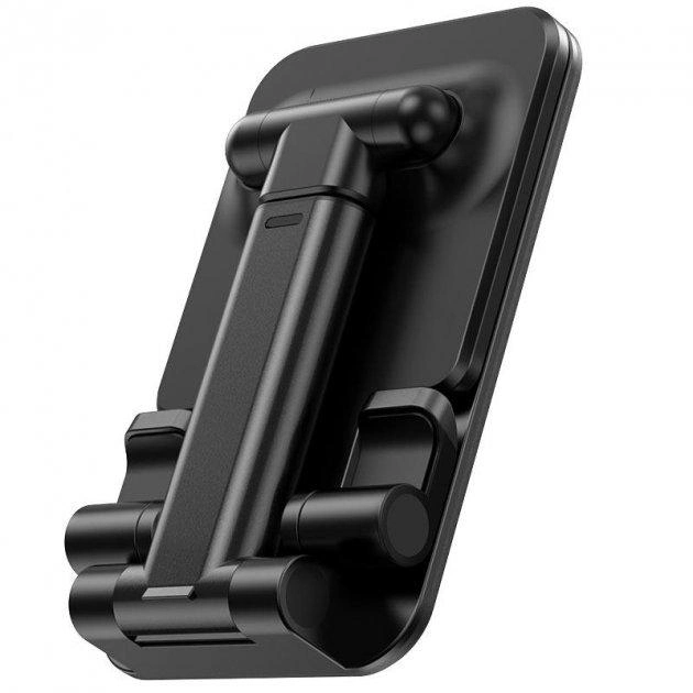 Підставка для телефону і планшета HOCO Carry folding desktop stand PH29A Black - Фото 2 Підставка для телефону і планшета HOCO Carry folding desktop stand PH29A Black - изображение 2