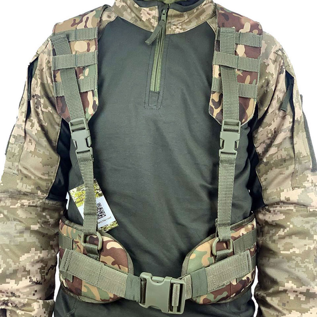 Ременно-плечевая система (РПС) Military Manufactury Cordura мультикам 218 універсальний - изображение 1