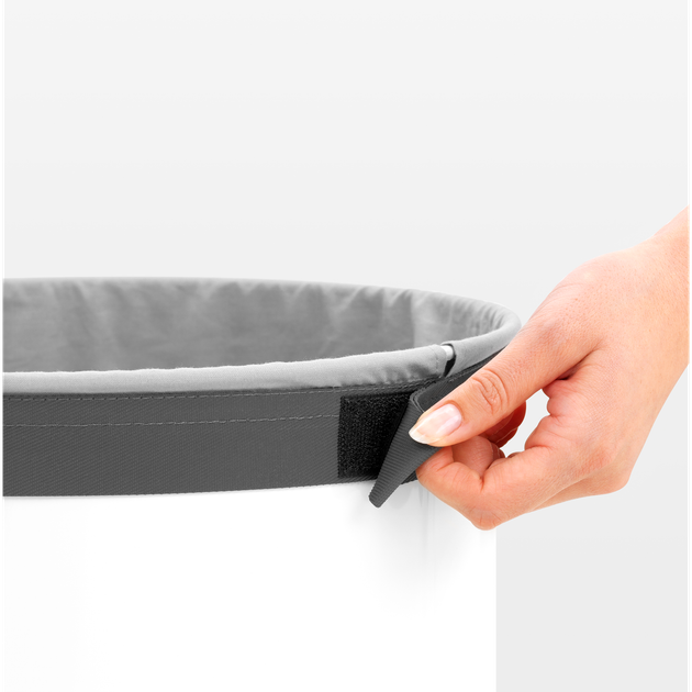 Бак для белья Brabantia Laundry Bin 35 л Белый (104367) - изображение 5