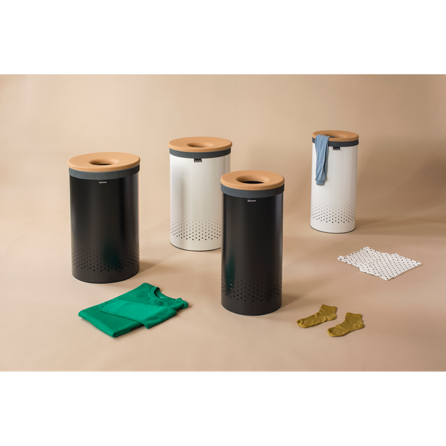 Бак для белья Brabantia Laundry Bin 35 л Белый (104367) - изображение 7