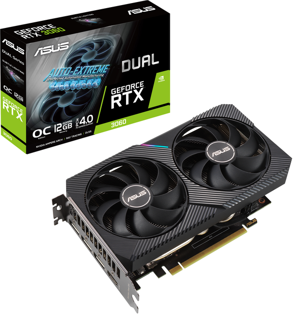 Karta graficzna ASUS PCI-Ex GeForce RTX 3060 Dual OC V2 LHR 12GB GDDR6 (192bit) (1837/15000) (1 x HDMI, 3 x DisplayPort) (DUAL-RTX3060-O12G-V2) - obraz 9